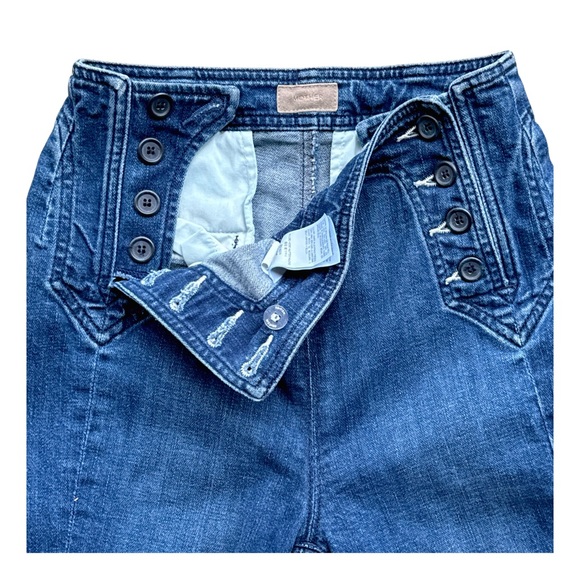 Mother Women’s ‘The Sailor Tripper’ Flared Jeans. Medium/Dark Blue. Size 25 - Picture 10 of 12